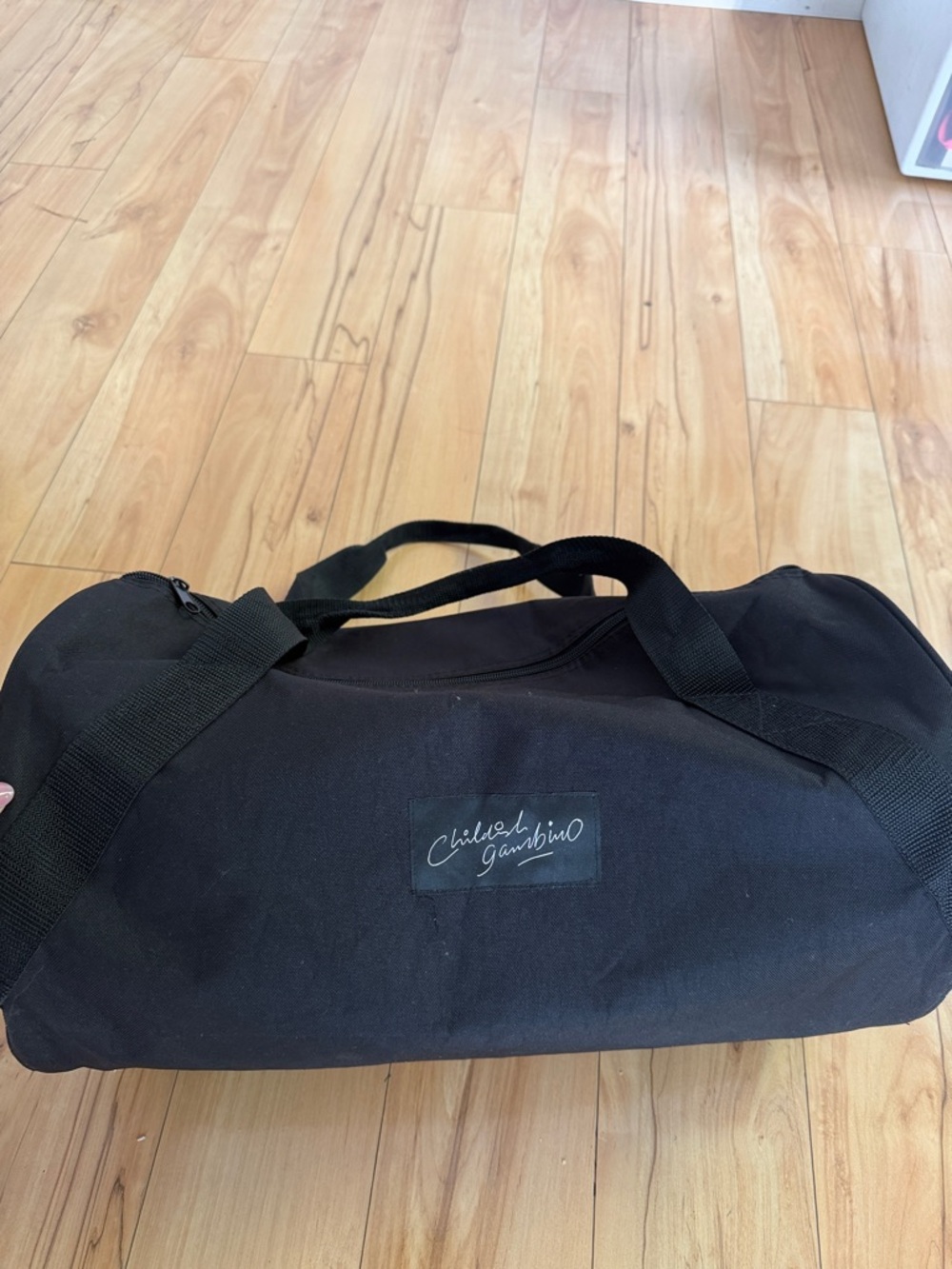 Childs Gambino Black Canvas Small Duffle Bag